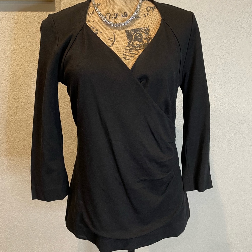 White House Black Market Wrap Top